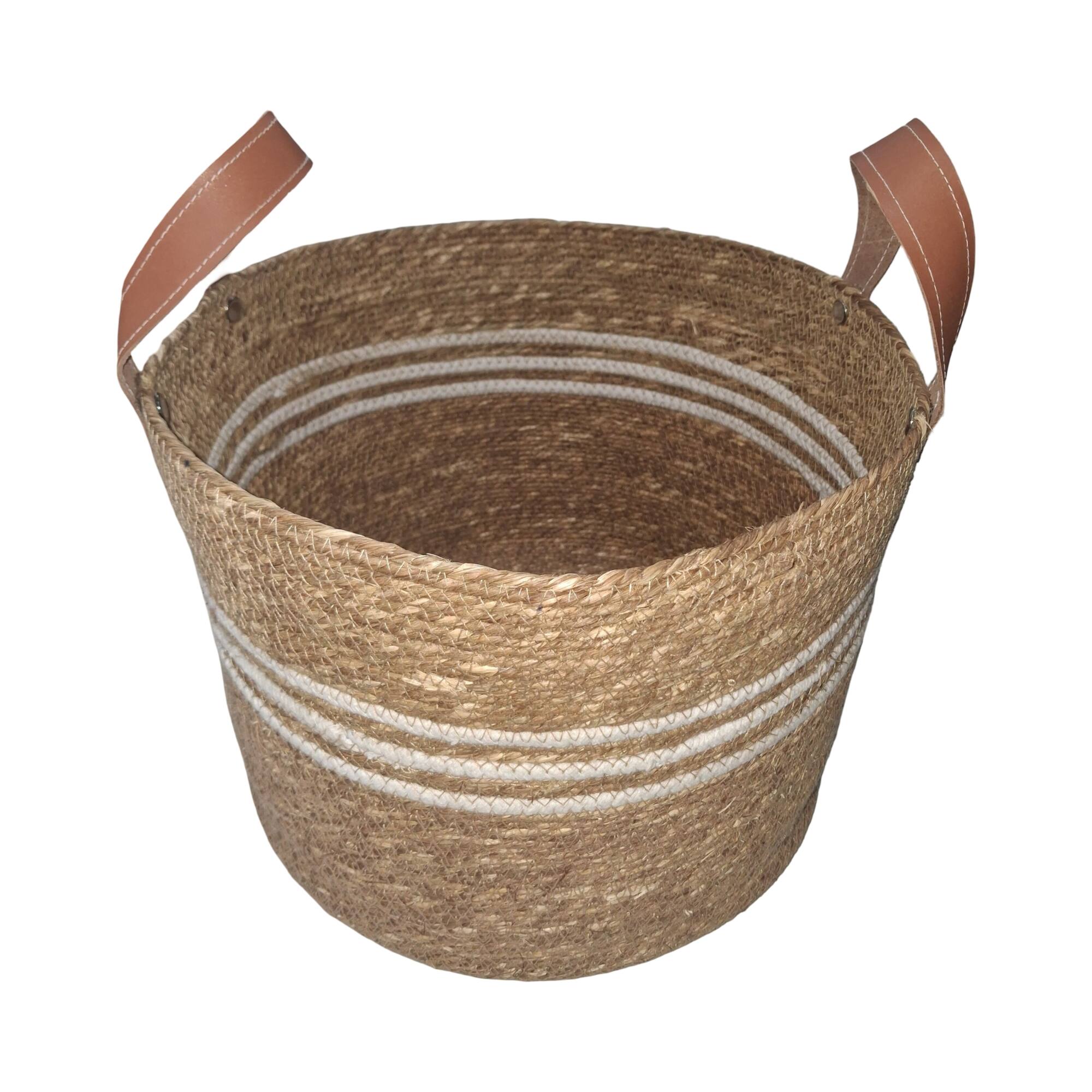 12" Natural Jute Woven Storage Basket by Ashland®